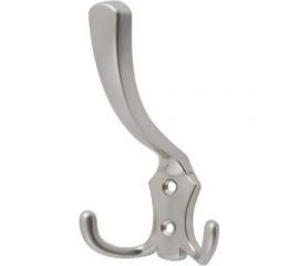 Крючок MF H5518E, AL, 3-х рожковый, матовый хром 973721v 