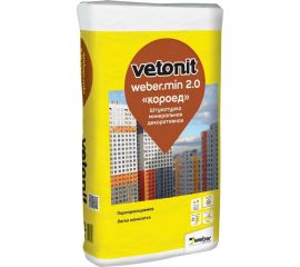 Декоративная штукатурка Vetonit weber.min koroed 20 кг 1012417 
