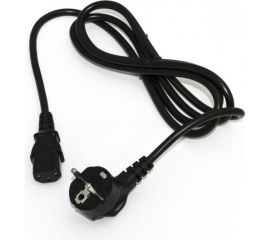 Кабель питания компьютера Hyperline PWC-IEC13-SHM-5.0-BK (Schuko+C13) (3x1.0), 10A, угловая 34929 