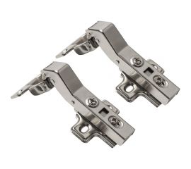 Петля Lemax prof clip-on с доводчиком 105 градусов для угла 45 градусов, Д100 Ш60 В20, никель 2 шт. 2pcs-M401-45 L 