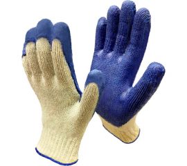 Рабочие двойные перчатки Master-Pro® СУПЕРСТРОНГ х/б, со сплошным ПВХ покрытием, 1 пара 19007-SST 