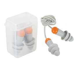 Противошумные многоразовые силиконовые беруши со шнурком Jeta Safety Sonido MAX в чехле JEM31 