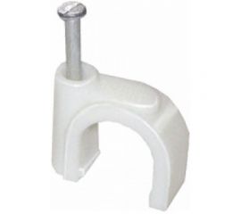 Круглая пластиковая скоба 5мм, 50шт TDM SQ0514-0012 