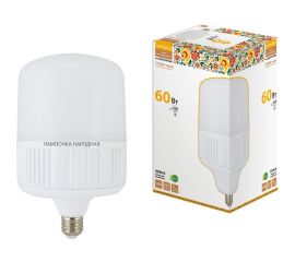 Светодиодная лампа TDM T-60 Вт-230 В-4000 К–E27 160x265 мм НАРОДНАЯ SQ0340-1583 
