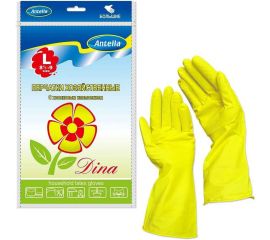 Резиновые перчатки ANTELLA ДИНА р. L, большие 4949 