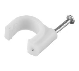 Скоба для кабеля HLT круглая, 6 мм, уп. 100 шт. 4670042796207 