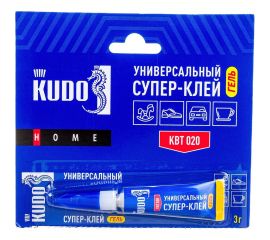 Универсальный цианоакрилатный клей KUDO супер-клей, гель, 3 г КВТ-020 