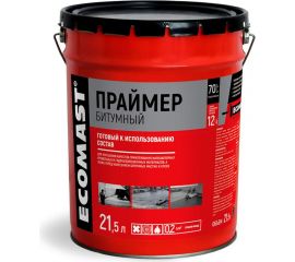 Битумный праймер ECOMAST 21,5 л металлическая упаковка 24641 