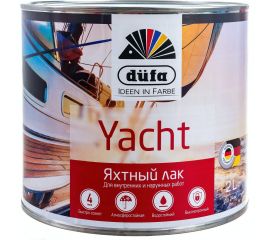 Лак яхтный полуматовый Dufa YACHT 2 л МП00-009412 