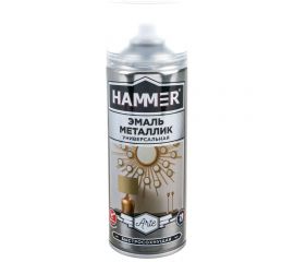 Универсальная металлизированная эмаль Hammer серебристый кварц, 0.27 кг, 0.52 л ЭК000139891 