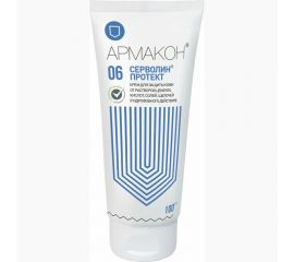 Гидрофобный защитный крем от раствора кислот и щелочей АРМАКОН Серволин Протект 100мл 605162 