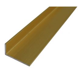Профиль ПилотПро Ал., уголок, 40х20х2, 2 м, золото 09981 