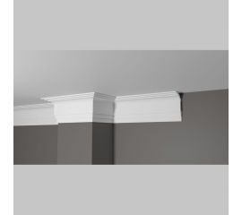 Карниз потолочный ударопрочный влагостойкий под покраску Decor-Dizayn 100x60x2000мм DD515 