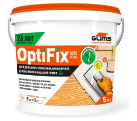 Плиточный клей GLIMS OptiFix класс D2, 5 кг О00012012 