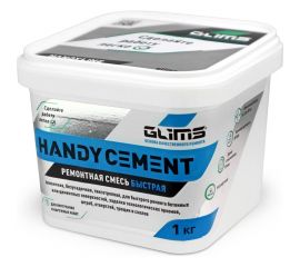 Цементная быстрая ремонтная смесь GLIMS HandyCEMENT 1 кг, ведро О00014534 