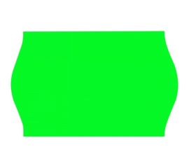 Этикет-лента BRAUBERG 22х12 мм, зеленая, комплект 5 рулонов по 800 шт. 123575 