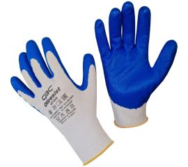 Перчатка полиэфирная с нитрильным покрытием OILRESIST р.8 ЛАЙТ, цвет бело-синий, 13 класс, 1 пара СВС nl13nt_8 