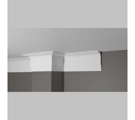 Потолочный карниз Decor-Dizayn ударопрочный влагостойкий под покраску 120Х60Х2000 мм DD516 