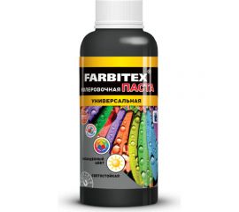 Колеровочная универсальная паста FARBITEX черный, 0.1 л 4100003330 