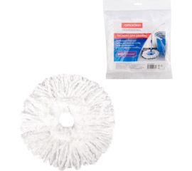 Насадка-моп для швабры OfficeClean Professional круглая, диаметр 16 см, микрофибра 266754 