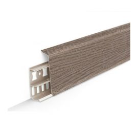 Напольный плинтус DECONIKA (55 мм; 2,2 м; дуб снежный 215; 20 шт) Д-П55 215 ДУБ СНЖ 