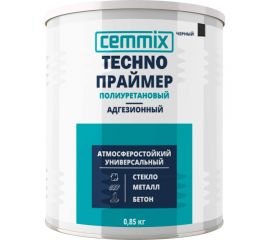 Праймер адгезионный полиуретановый CEMMIX TECHNO PU 0,85 кг черный 85498739 