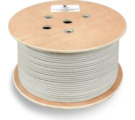 Кабель Cabeus витая пара, экранированная, категория 5e, 4 пары, многожильный SFTP-4P-Cat.5e-PATCH-GY 