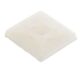 Самоклеящаяся площадка для крепления стяжек Hyperline HW-3A 19x19 мм, 100 штук 16069 