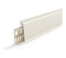 Напольный плинтус DECONIKA (70 мм; 2,2 м; 033 кремово-белый; 1 шт.) Д-П70 033 КРМ БЕЛ 