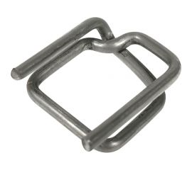 Пряжка Кордленд стальная, 16x29x2,8 мм, для ПП/ПЭТ ленты 15-16 мм, 1000 шт. PR-16 KREP-00615 