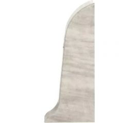 Заглушка для плинтуса Центурион Lider 245-зл (62 мм; левая; матовая; дуб снежный) 71248 