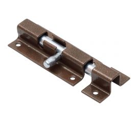 Прямоугольная задвижка СКОБЯНОЙ ШП-40 коричн./цинк 002537 