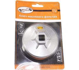 Ключ масляного фильтра АвтоDело 76 мм 12 граней 40525 10184 