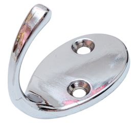 1-рожковый крючок СКОБЯНОЙ мод. 55, хром 007664 