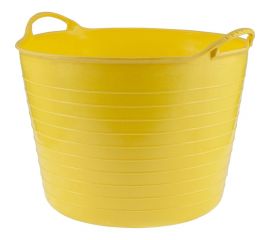 Гибкое сверхпрочное ведро СИБРТЕХ 28 л, желтое 67513 