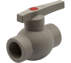 Шаровой кран VRT 25, ручка, PP-R EVER plast, серый 538455 