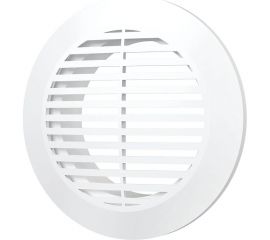 Решетка вентиляционная круглая 10РКФ (145 мм; вытяжная; АБС; с фланцем 100 мм) ERA 233-007 