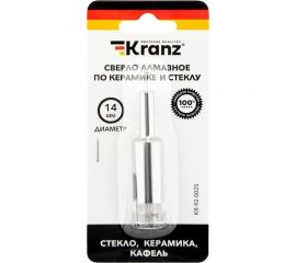Сверло алмазное по керамограниту, керамике и стеклу 14 мм KRANZ KR-92-0025 