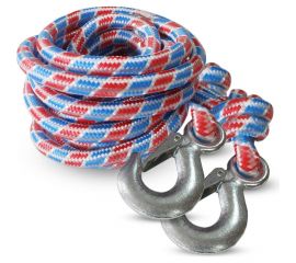 Буксировочный трос ООО ТПК Сигма веревочный, 12 тонн, 2 крюка, чехол В16 