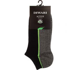Мужские ультракороткие носки DIWARI ACTIVE 15С-44СП, р.29, 044 черный-темно-серый 1001330050050162044 