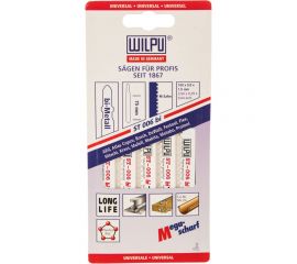 Пилка по металлу ST 006 bi (5 шт; 100х9.8х1 мм; 75 мм; BiM) WILPU 280000005 