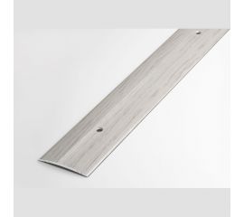 Порог прямой алюминиевый декоративный (37 мм, 1,8 м, Дуб арктик) ЛУКА УТ000001305 