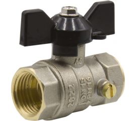 Шаровой кран для манометра LD PRIDE 1/2вн - М20x1,5 с бабочкой, со спуском 550481 