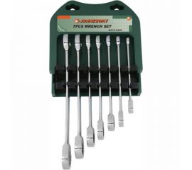 Набор трещоточных комбинированных ключей 10-19мм Jonnesway W45107S 