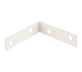 Уголок GAH ALBERTS оцинкованный, белый, 60x60x16 мм 336714 