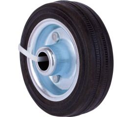 Колесо (80 мм; сталь/резина) Стройбат 349860 