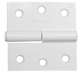 Дверная разъемная петля STAYER Master цвет белый правая 75 мм 37613-75-2R 