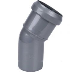 Отвод РемоКолор внутренняя канализация, серый, 30 градусов, 50 мм 148-002 
