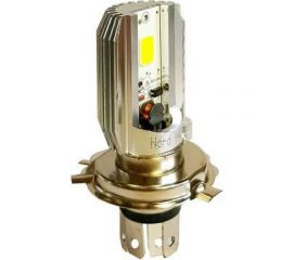 Светодиодная мотоциклетная лампа Nord-Yada 10-36V Н4 2*7.5W COB блистер 908463 