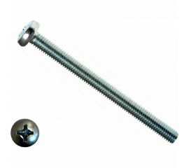 Винт КРЕП-КОМП полуцилиндрическая головка, цинк DIN7985 3х16 10000шт вц316 